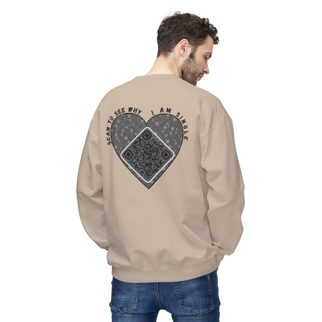Heart QR Unisex Sweatshirt