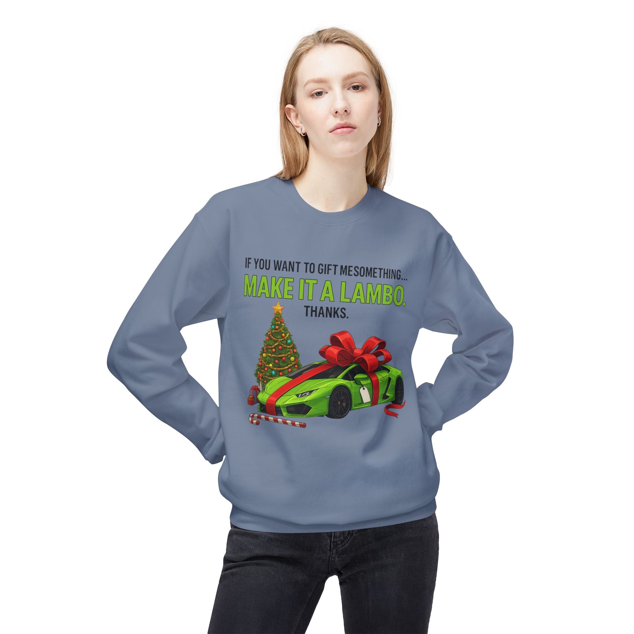 Christmas Gift Make It Lambo Unisex Sweatshirt
