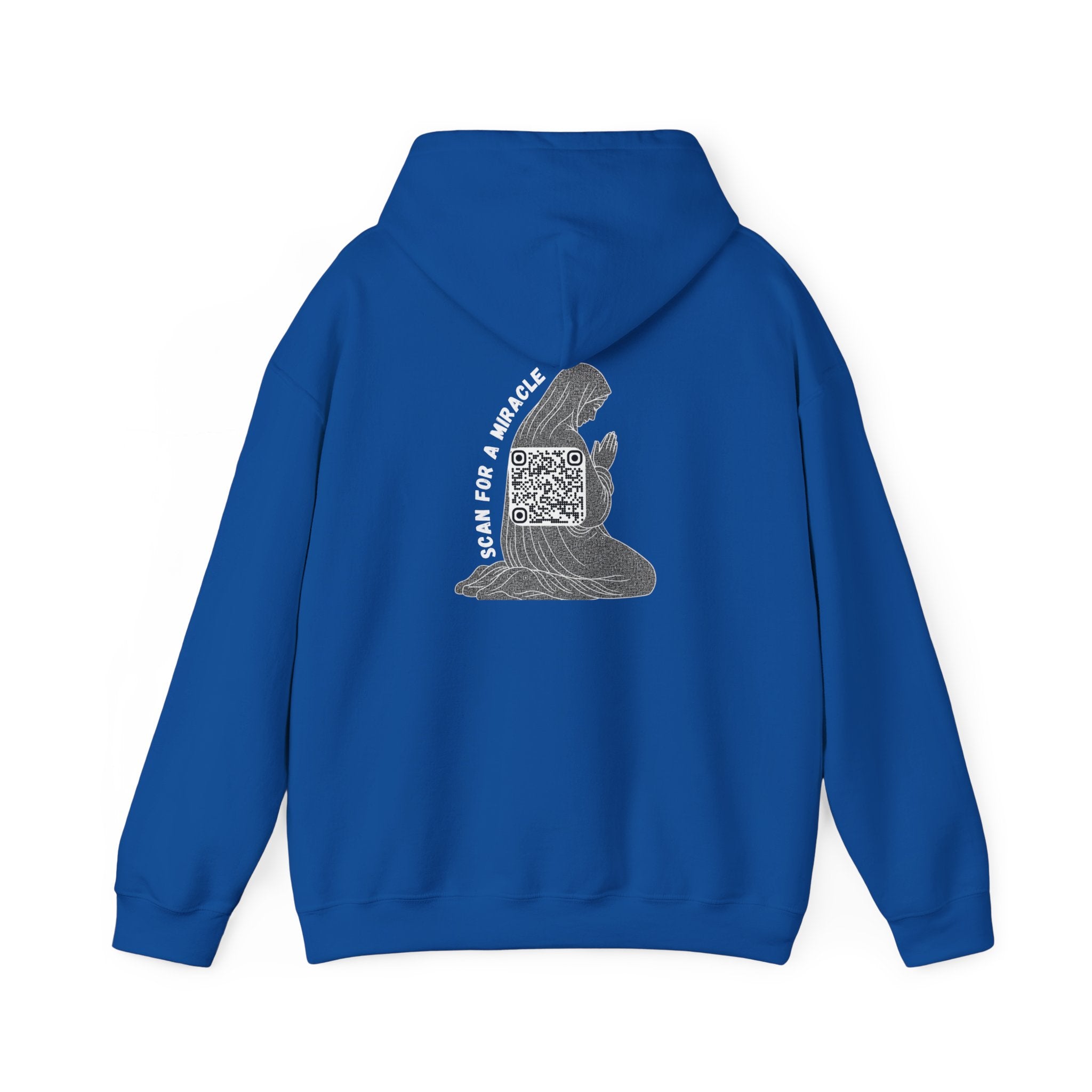 Miracle QR Unisex Kangaroo Pockets Hoodie