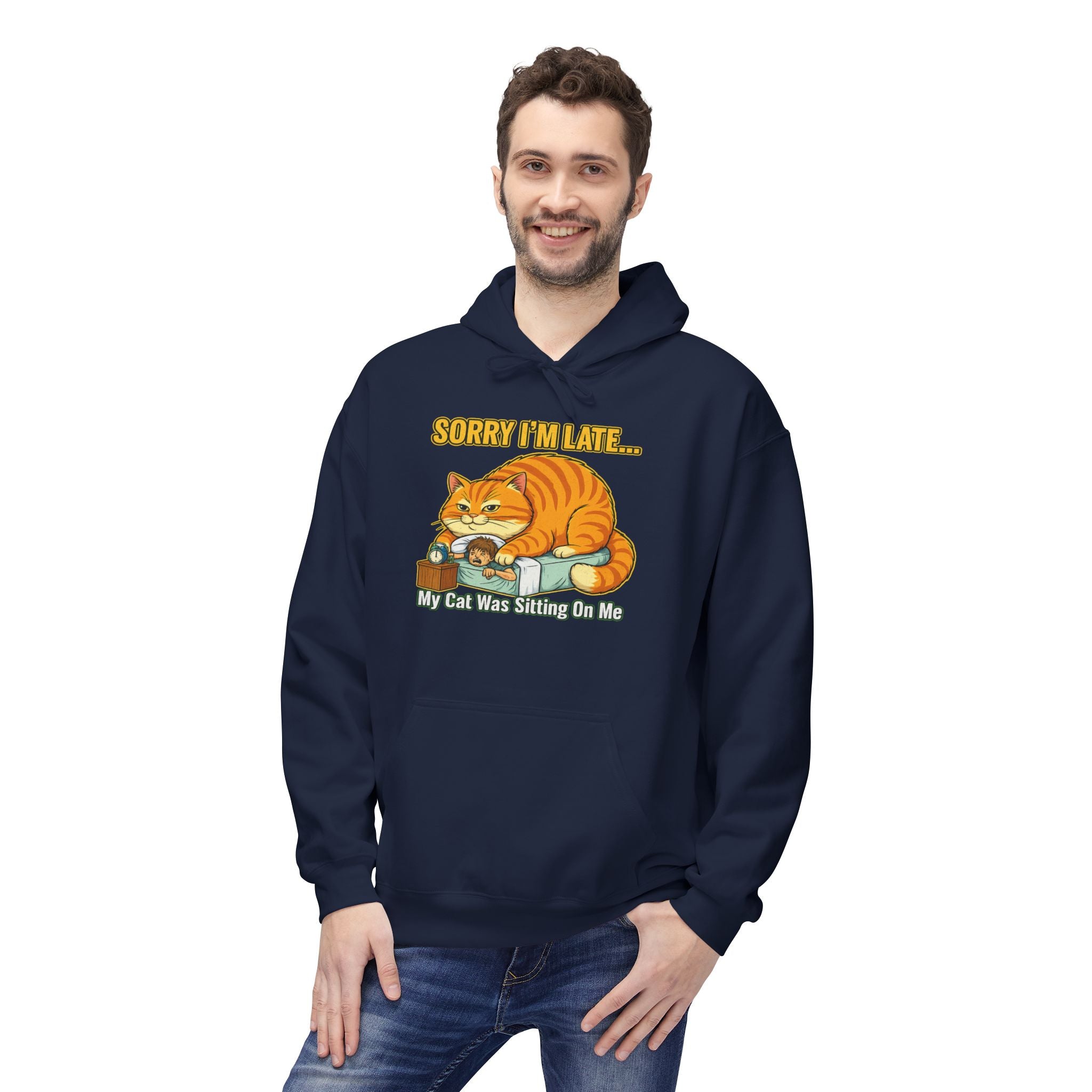Blame My Cat Unisex Kangaroo Pocket Hoodie