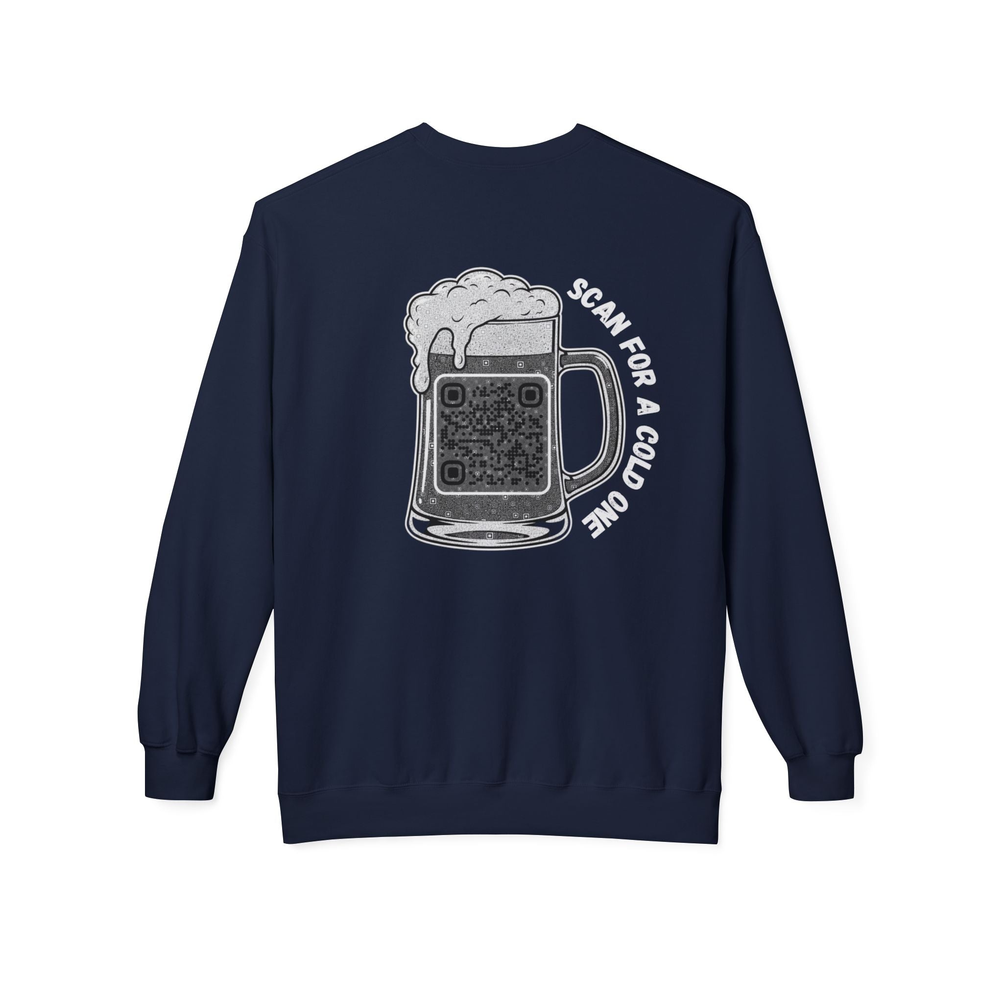 Beer Mug QR Unisex Sweatshirt