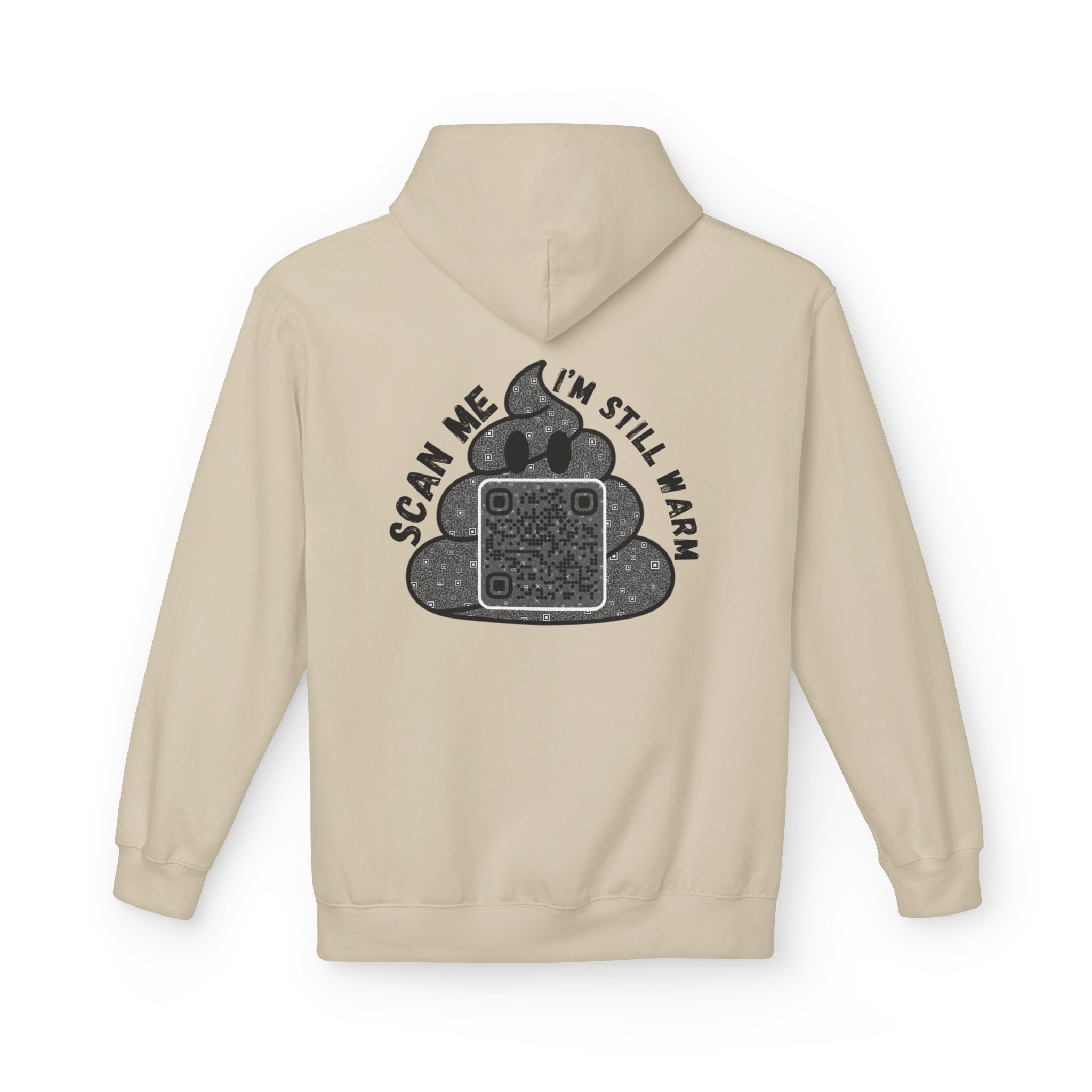 Poop QR Unisex Kangaroo Pockets Hoodie
