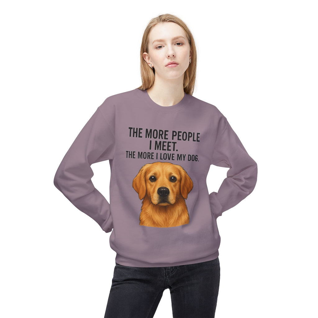 Love My Dog More Unisex Sweatshirt