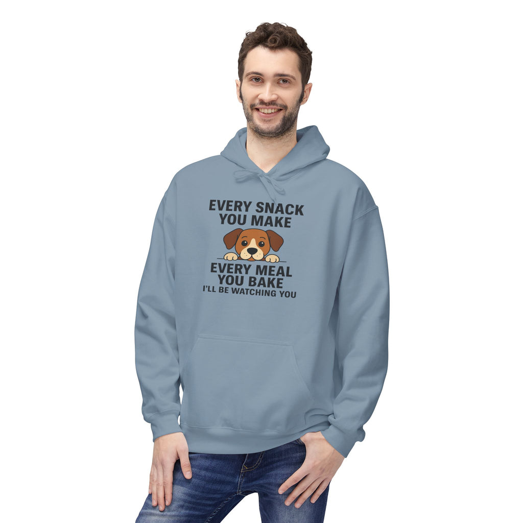 Dog Watching You Unisex Kangaroo Pocket Hoodie