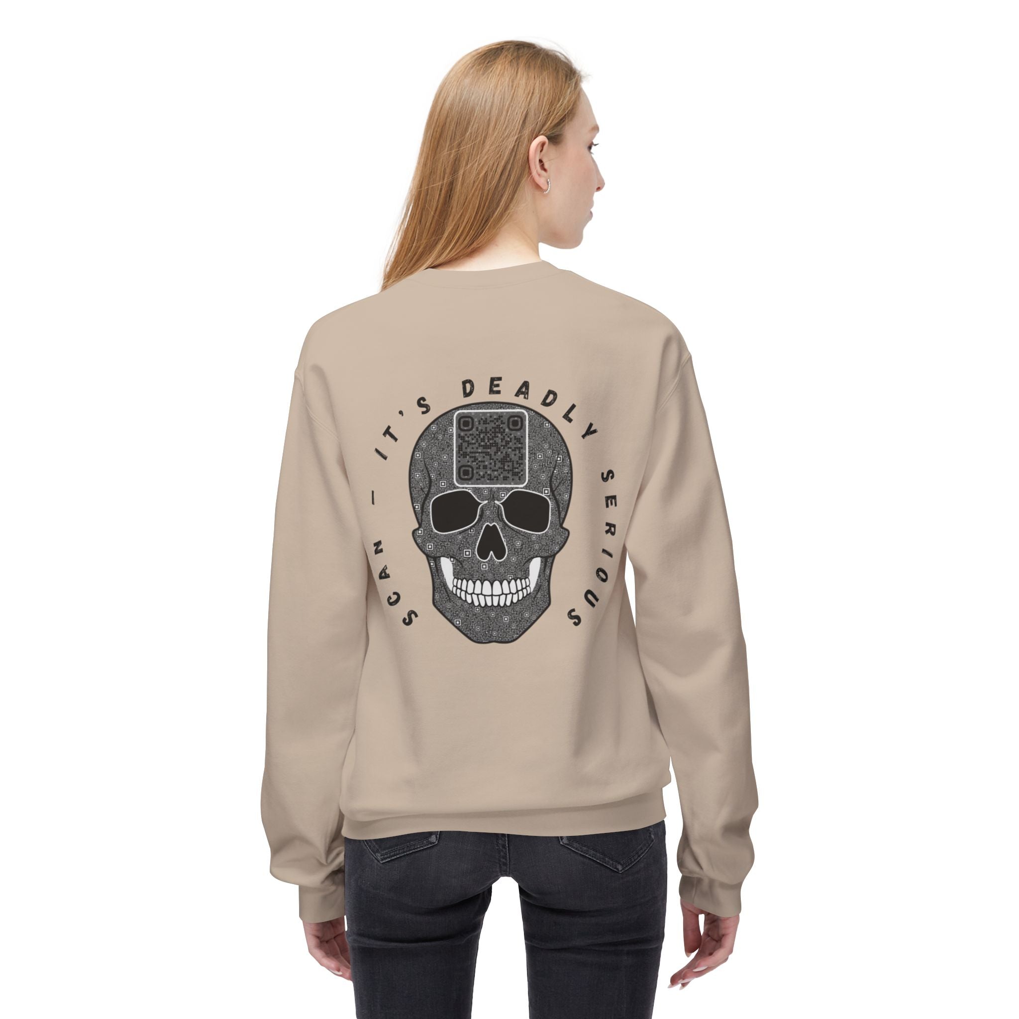 Skull QR Unisex Sweatshirt