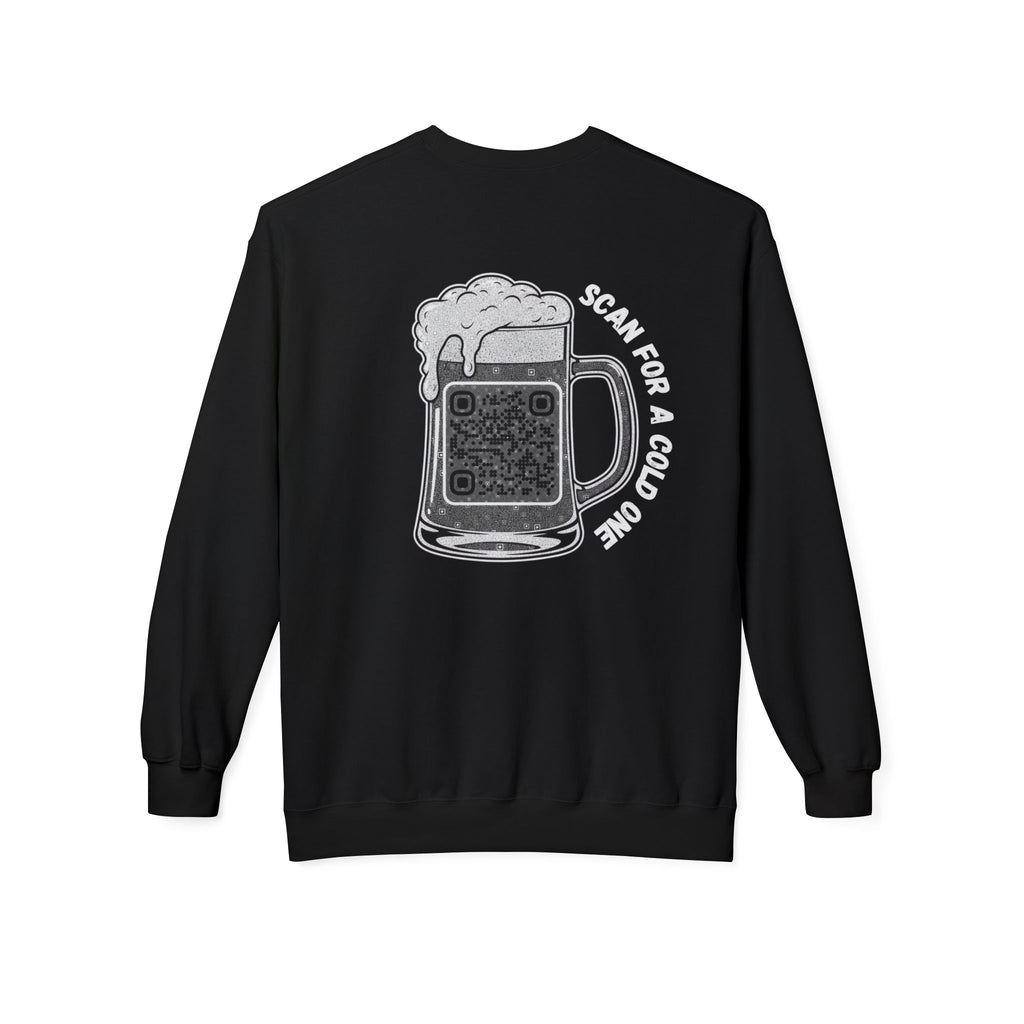 Beer Mug QR Unisex Sweatshirt