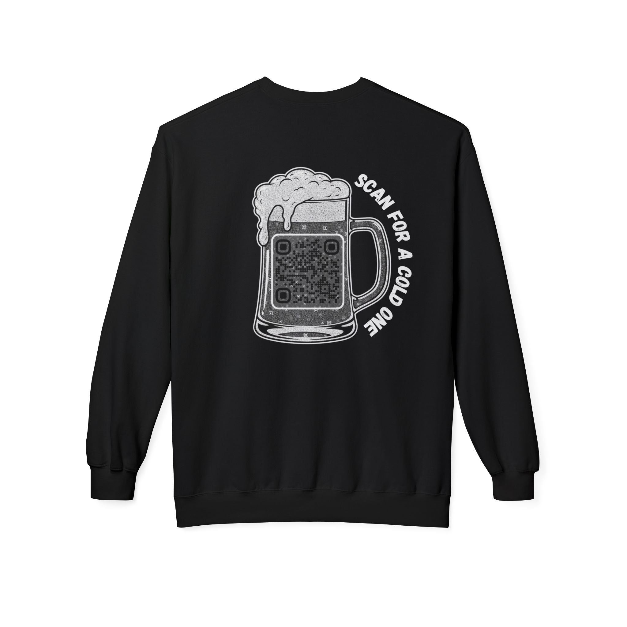 Beer Mug QR Unisex Sweatshirt