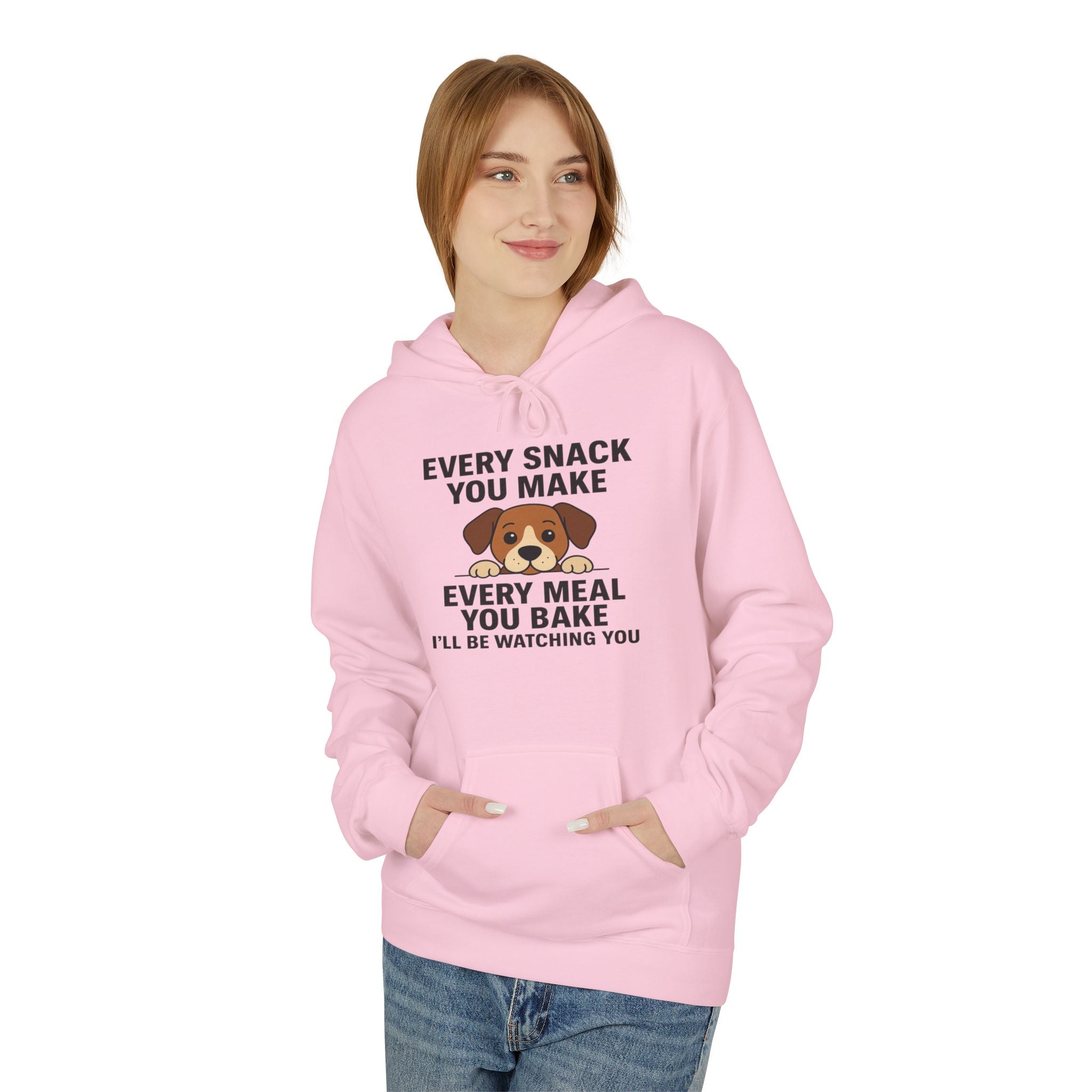 Dog Watching You Unisex Kangaroo Pocket Hoodie