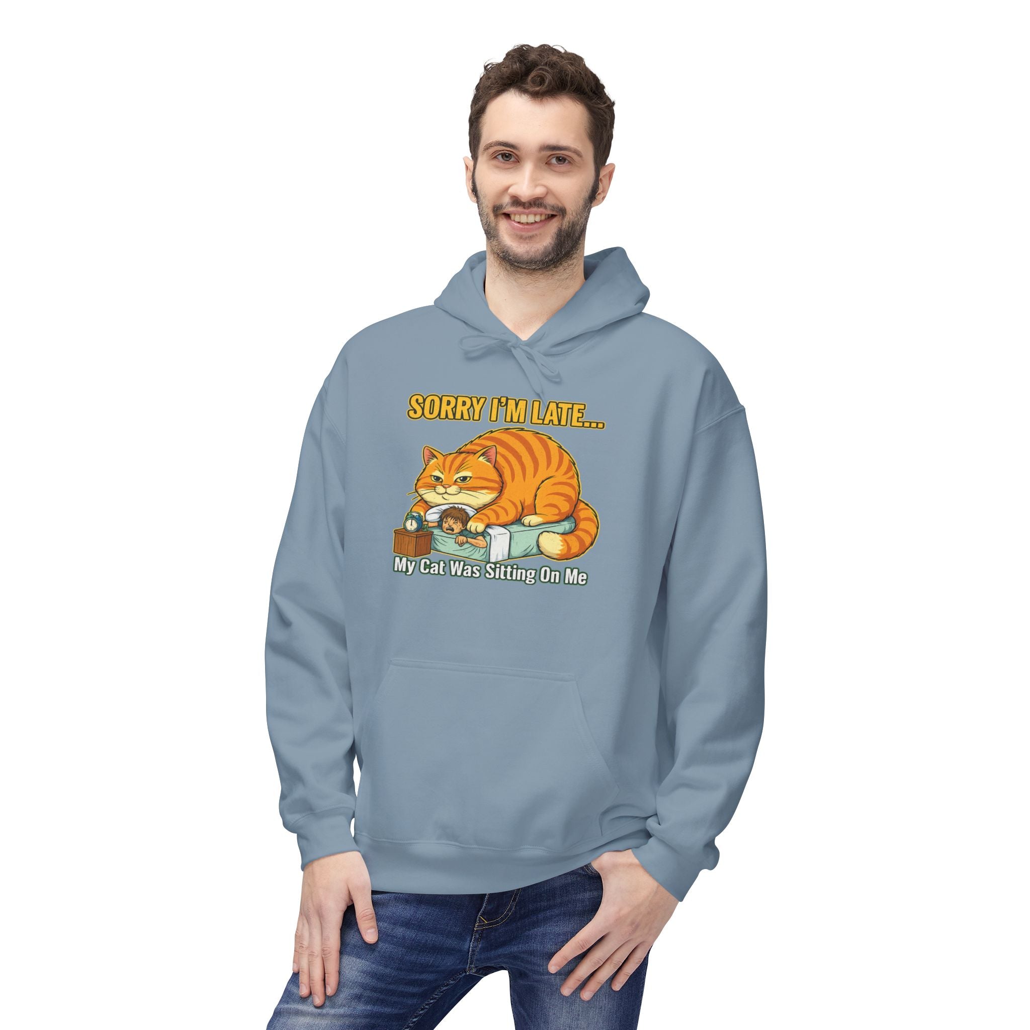 Blame My Cat Unisex Kangaroo Pocket Hoodie