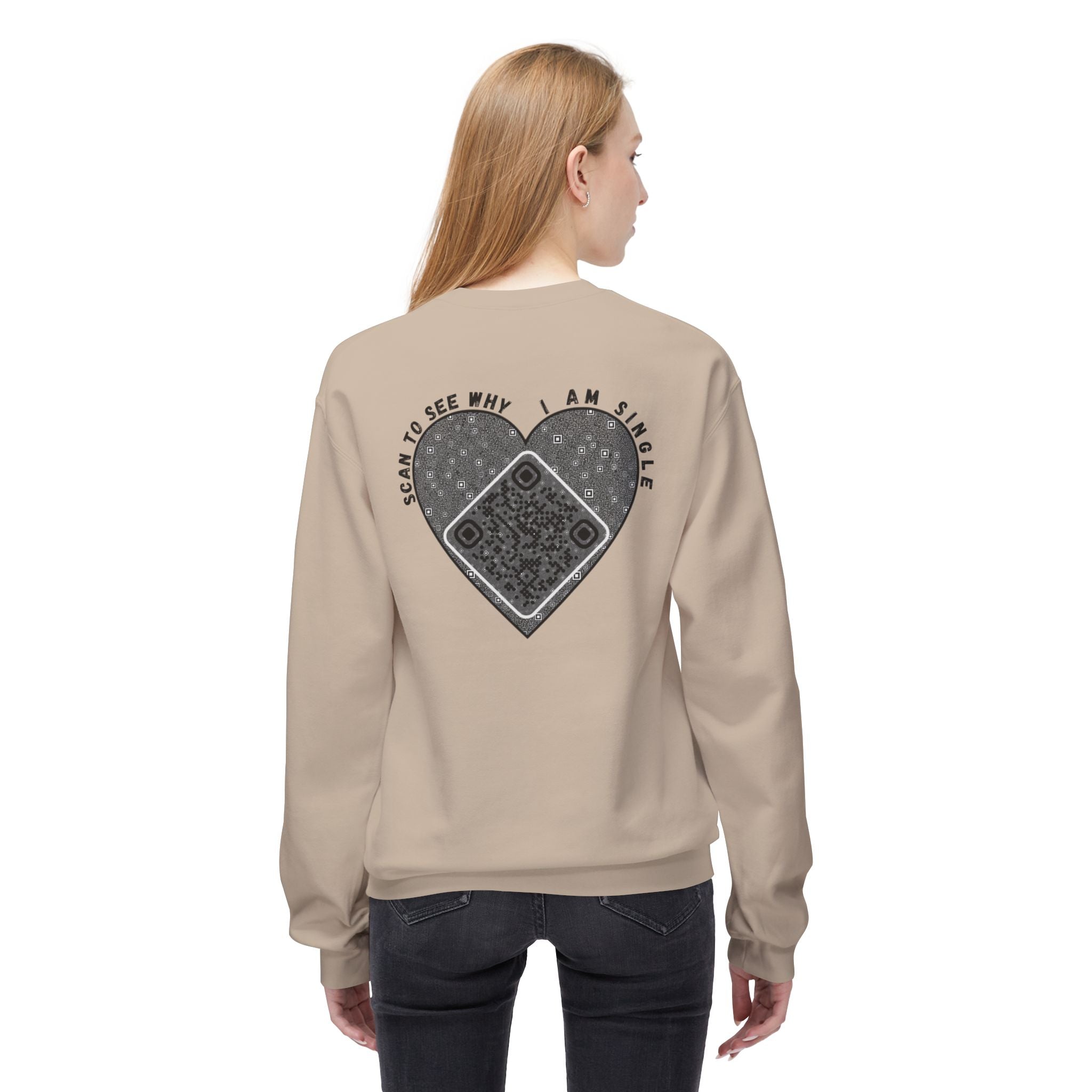 Heart QR Unisex Sweatshirt