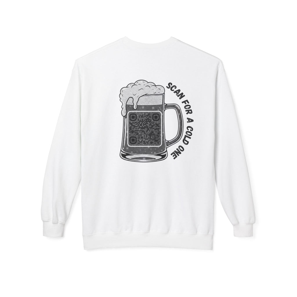 Beer Mug QR Unisex Sweatshirt