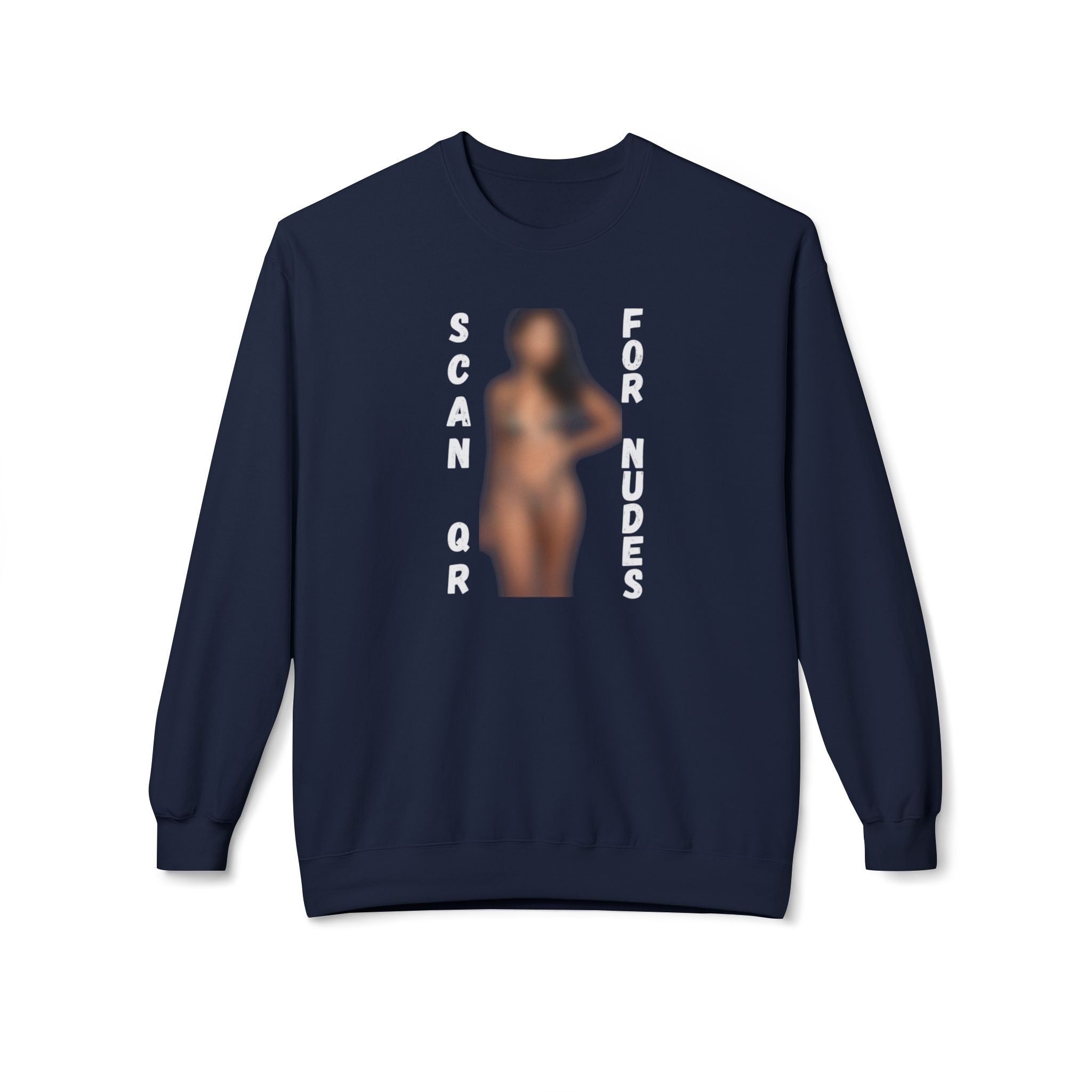 Scan For Nudes QR Woman Sweatshirt