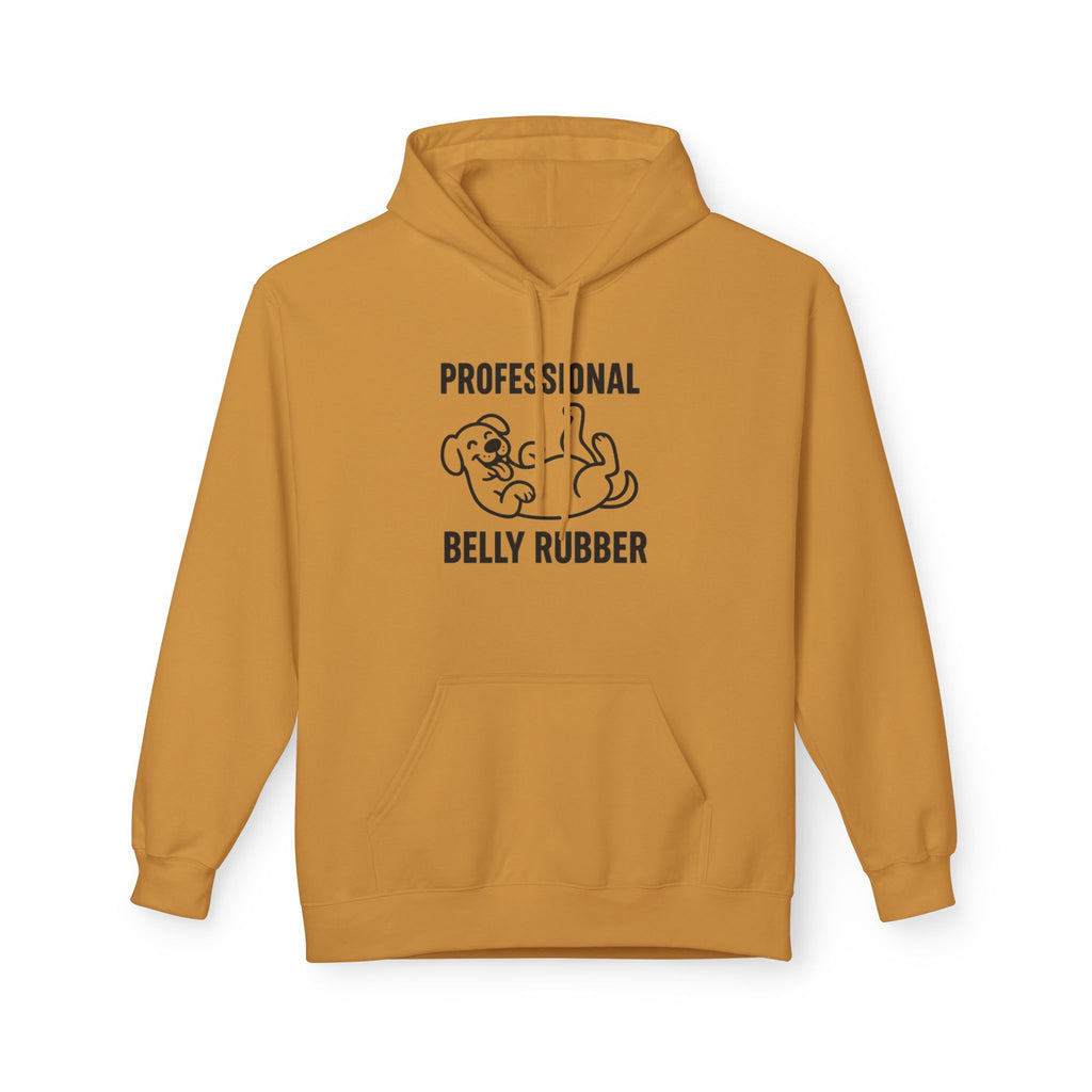 Dog Belly Rubber Unisex Kangaroo Pocket Hoodie