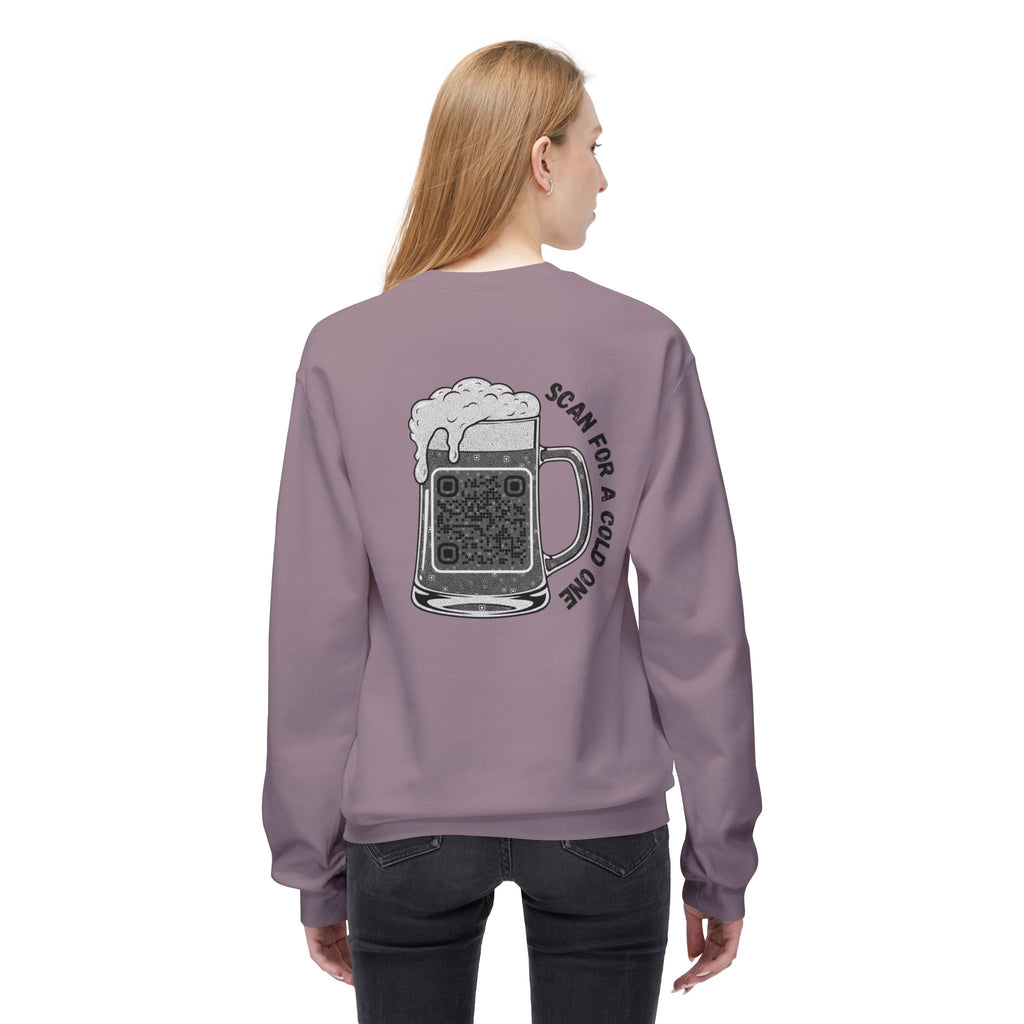 Beer Mug QR Unisex Sweatshirt