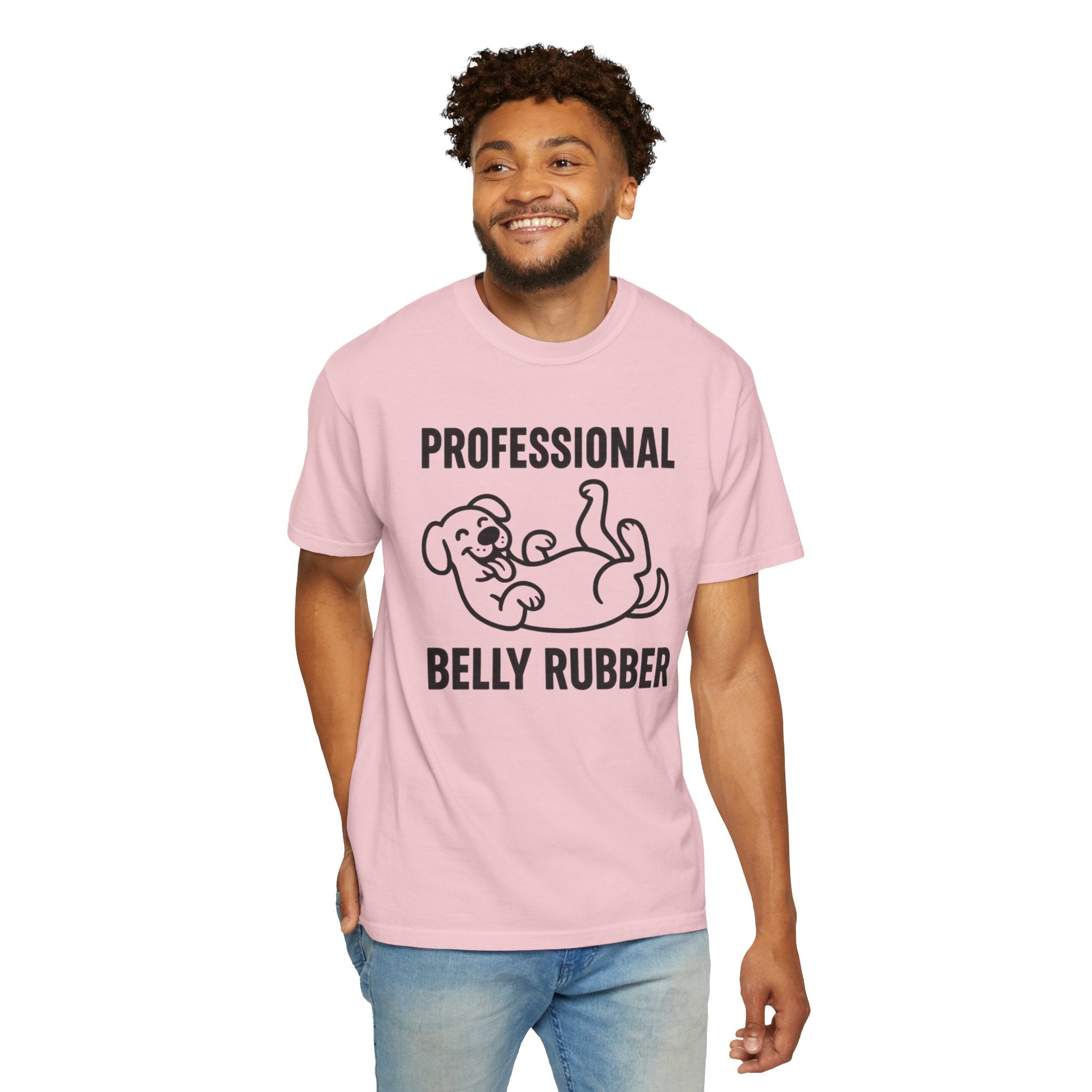 Dog Belly Rubber Unisex T-Shirt