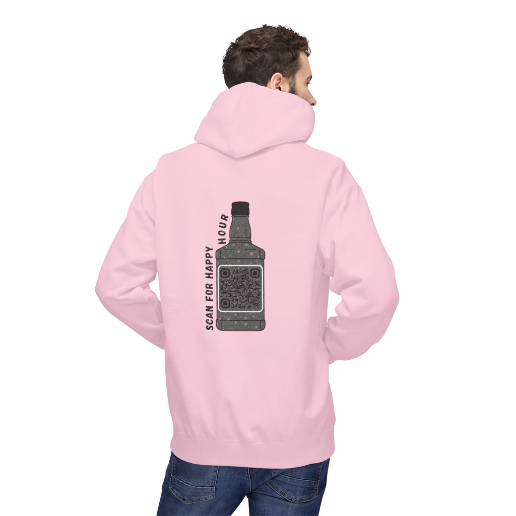 Whiskey QR Unisex Kangaroo Pockets Hoodie