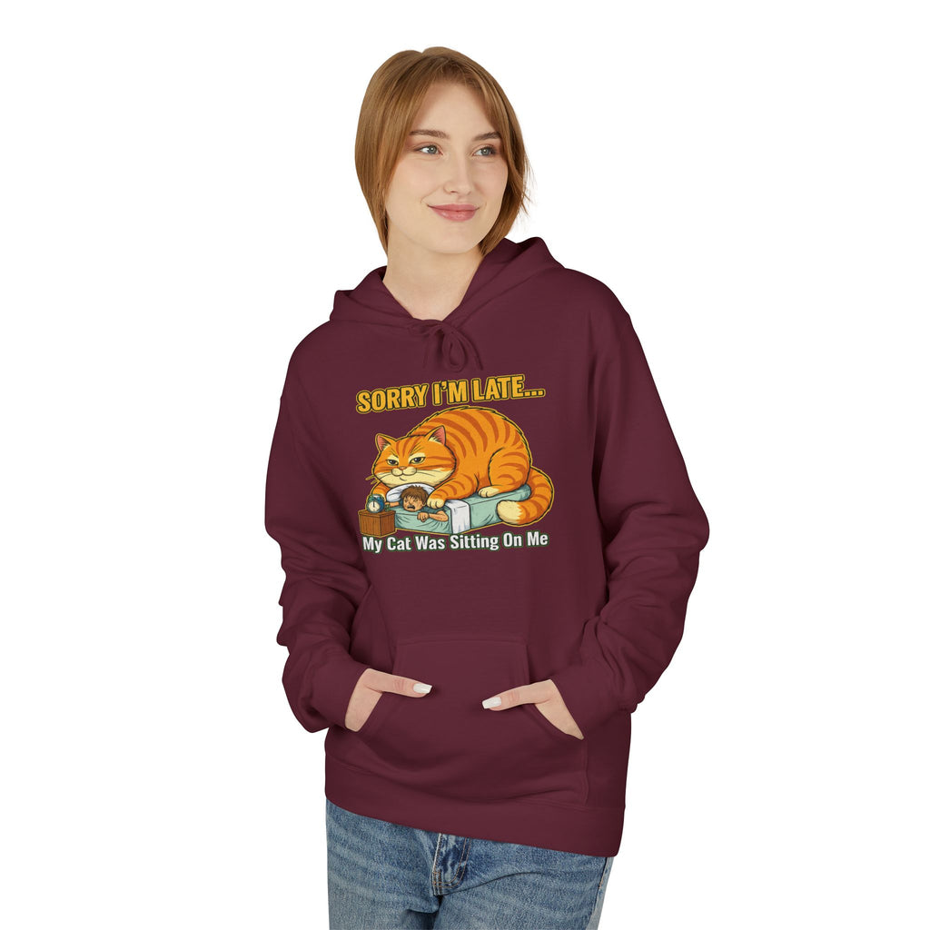 Blame My Cat Unisex Kangaroo Pocket Hoodie