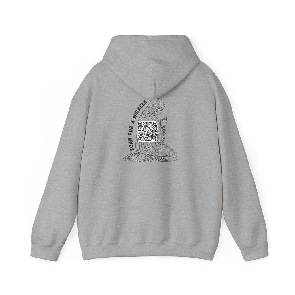 Miracle QR Unisex Kangaroo Pockets Hoodie