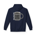 Caffeine QR Unisex Kangaroo Pockets Hoodie