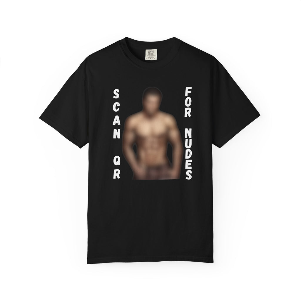 Scan For Nudes QR Man T-Shirt