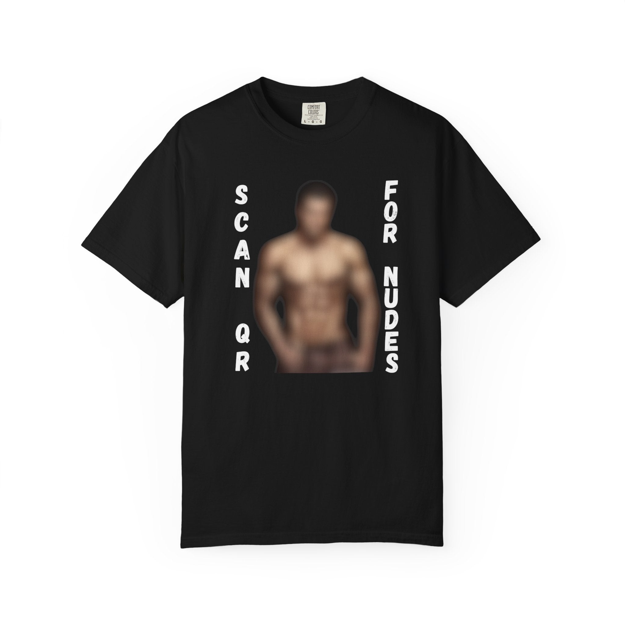 Scan For Nudes QR Man T-Shirt