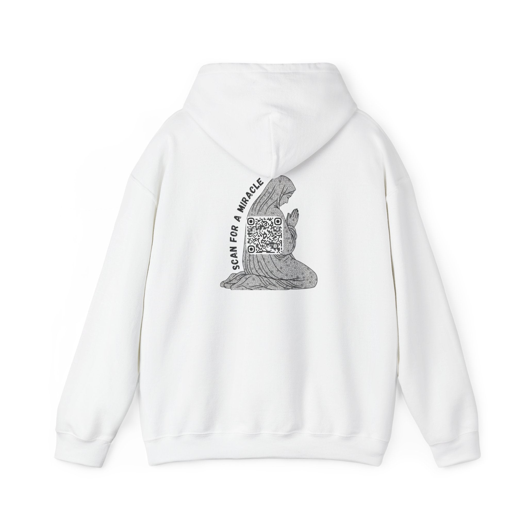 Miracle QR Unisex Kangaroo Pockets Hoodie