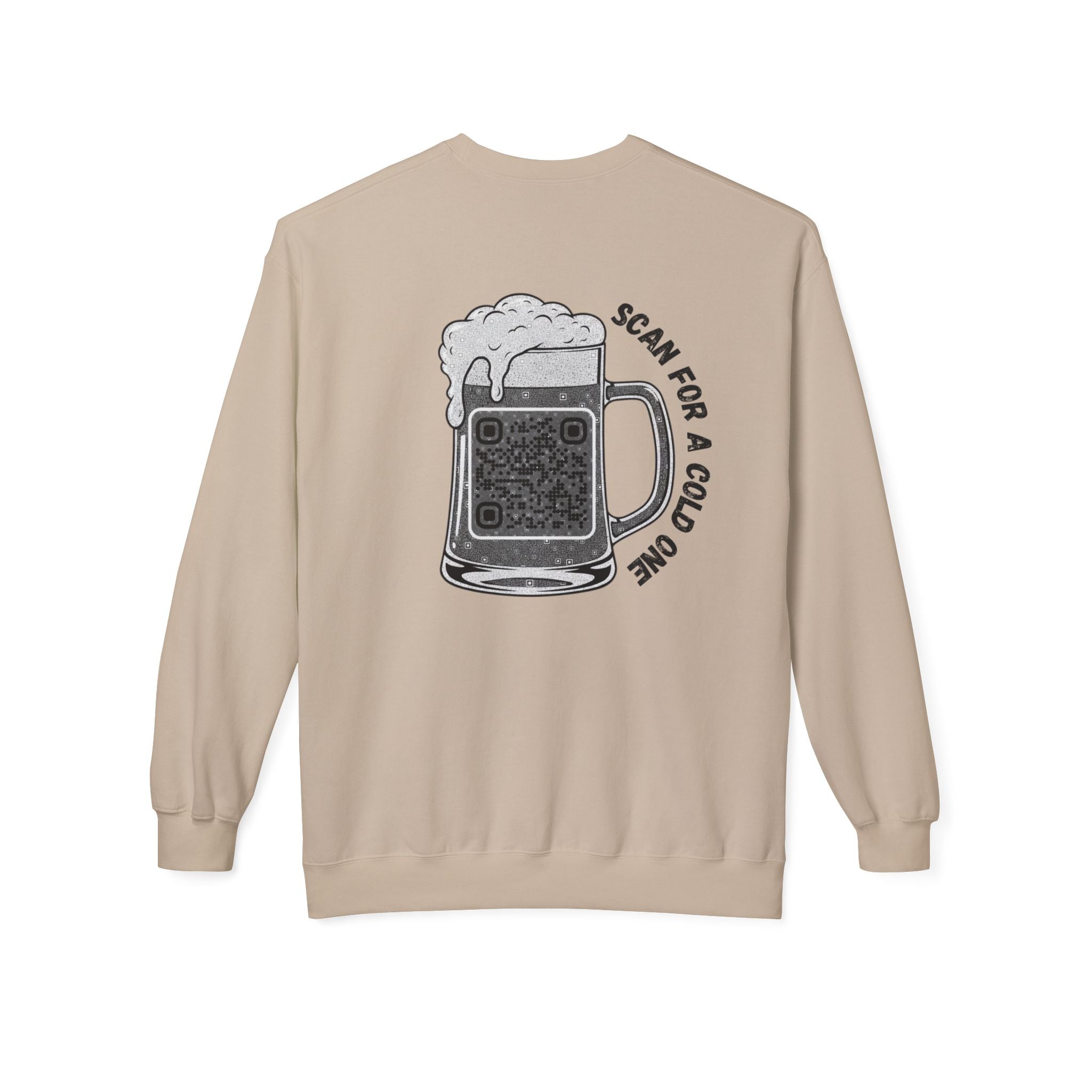 Beer Mug QR Unisex Sweatshirt