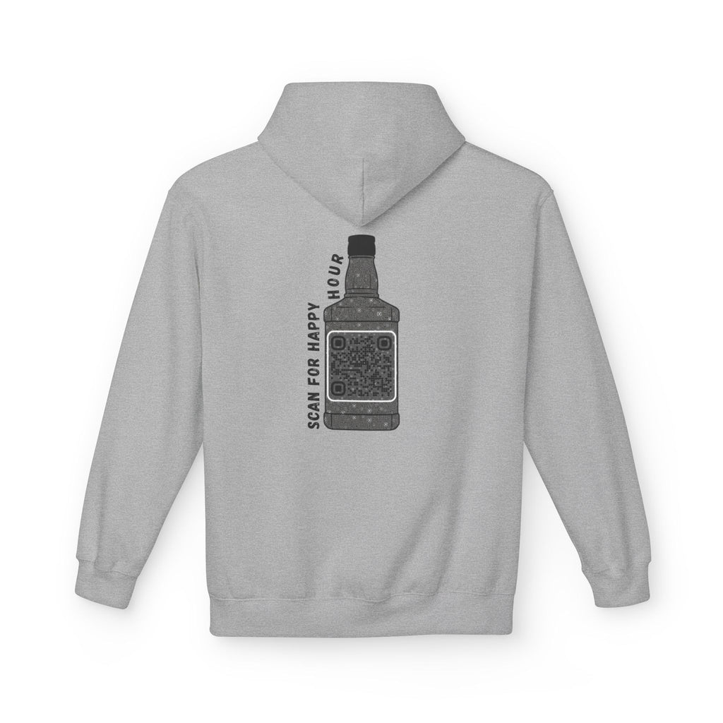Whiskey QR Unisex Kangaroo Pockets Hoodie