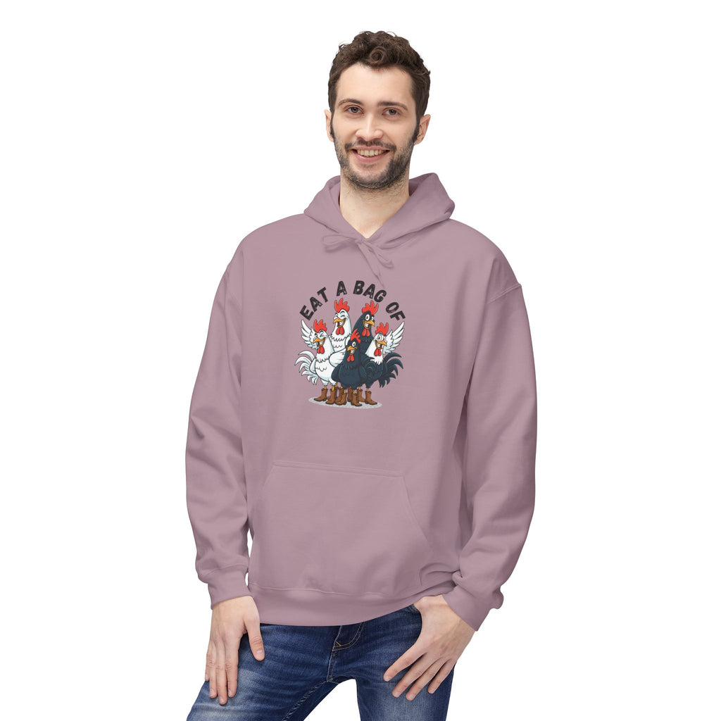 Eat a Bag of .... Funny Unisex Kangaroo Pockets Hoodie