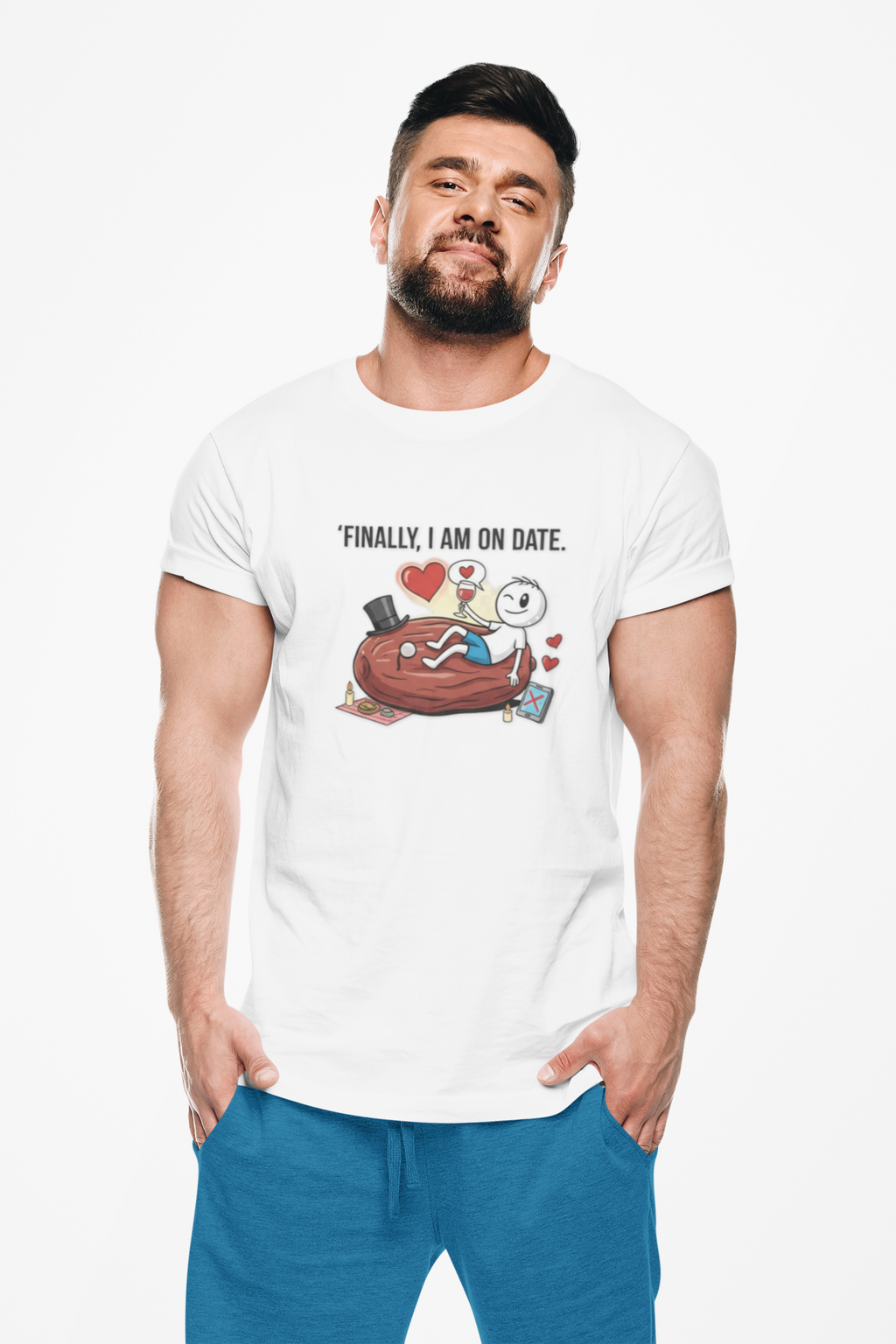 Finally On a Date Man T-Shirt