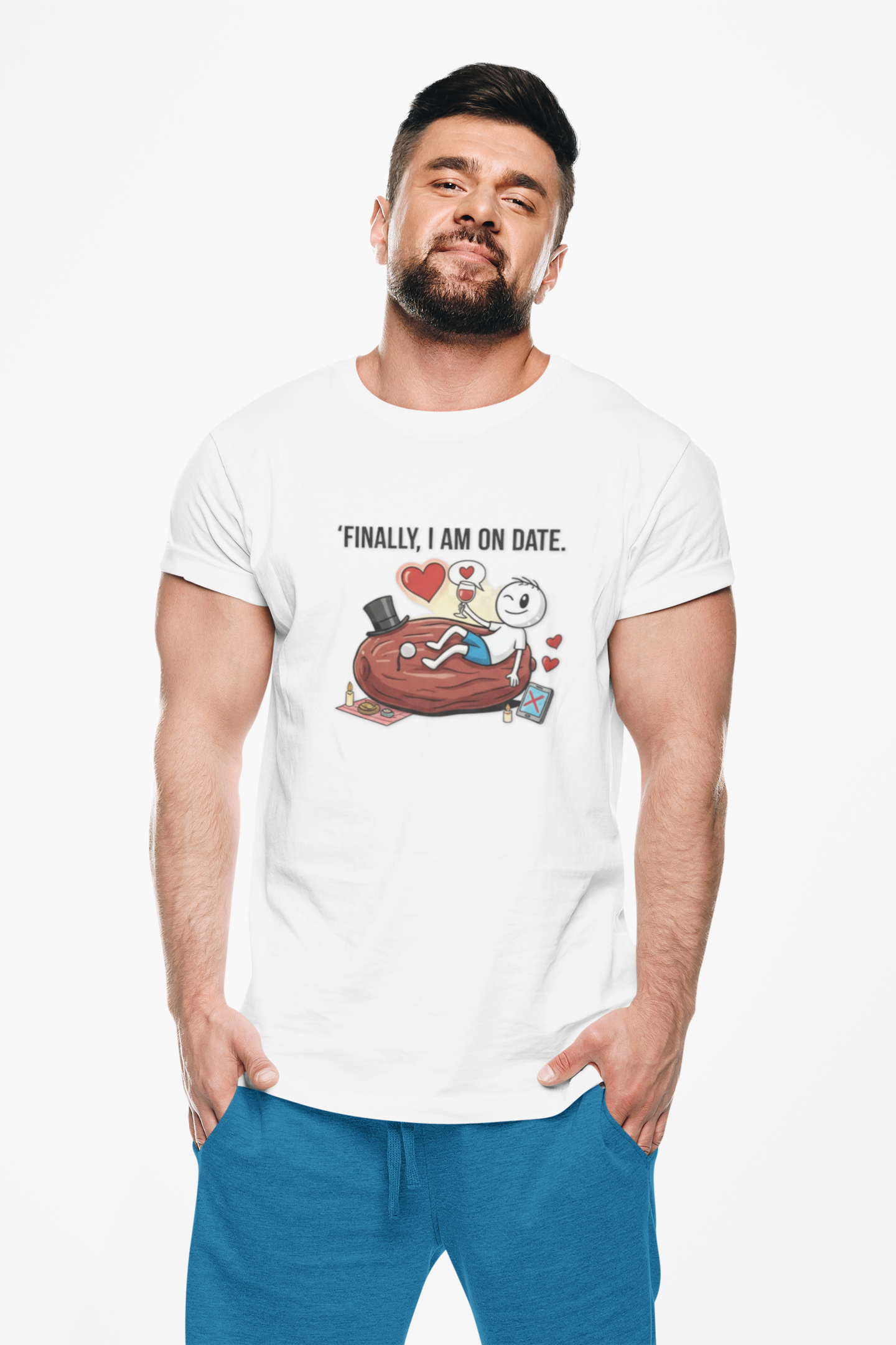 Finally On a Date Man T-Shirt