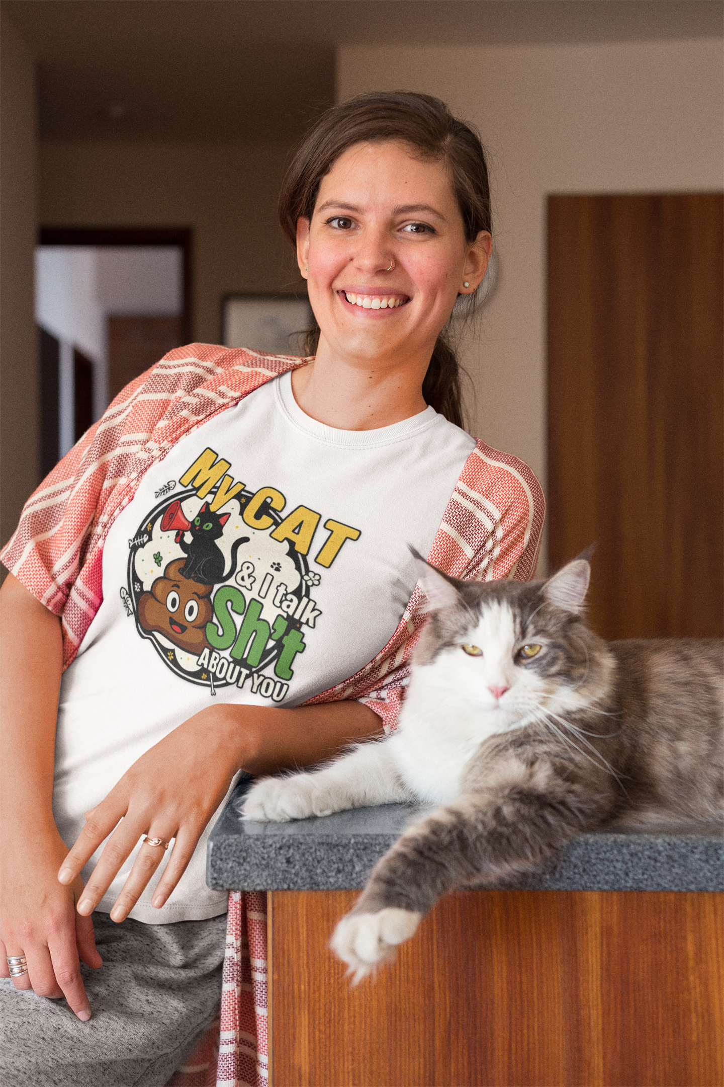 Cat Talk Sh*t Unisex T-Shirt