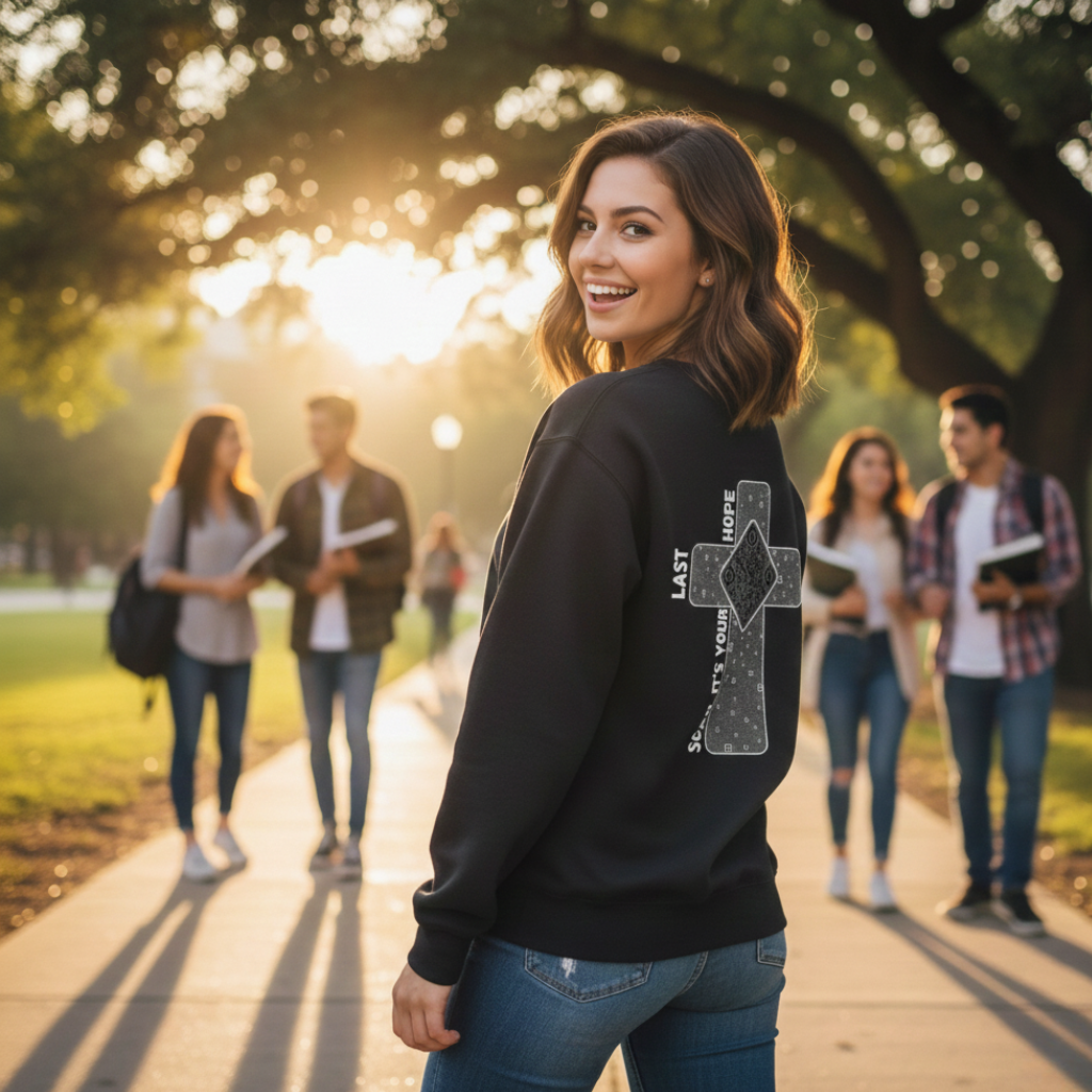 Faith QR Unisex Sweatshirt