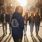 Poop QR Unisex Kangaroo Pockets Hoodie