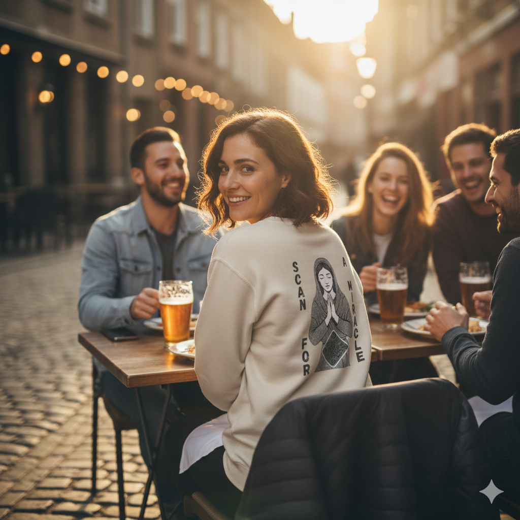 Miracle QR Unisex Sweatshirt