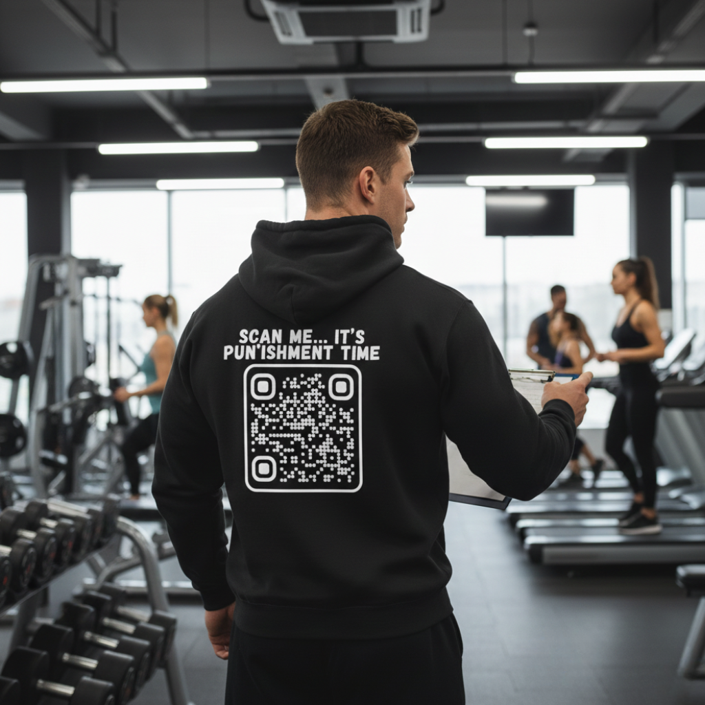 Classic QR Unisex Kangaroo Pockets Hoodie