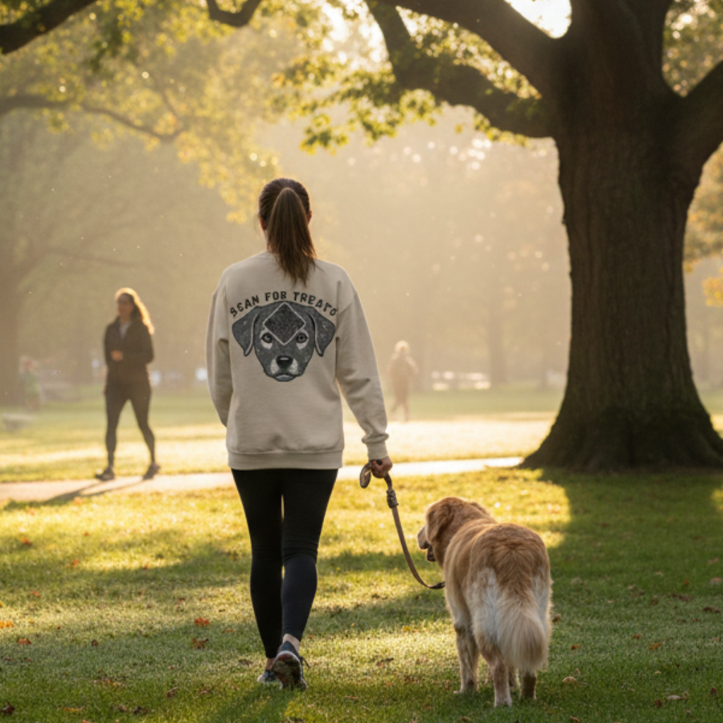 Dog QR Unisex Sweatshirt
