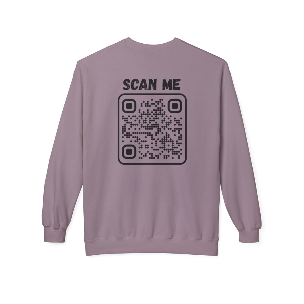 Scan For Nudes QR Man Sweatshirt