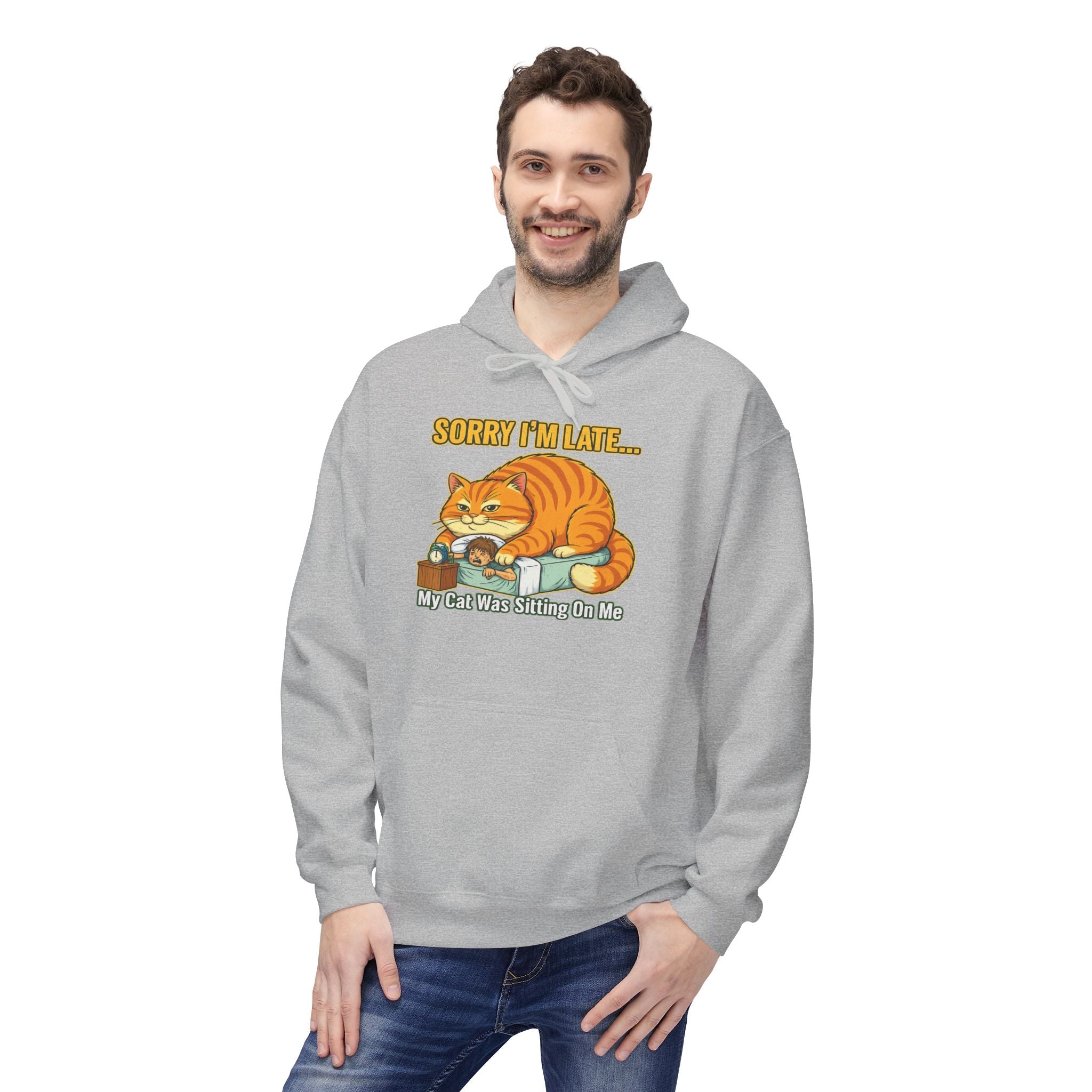 Blame My Cat Unisex Kangaroo Pocket Hoodie