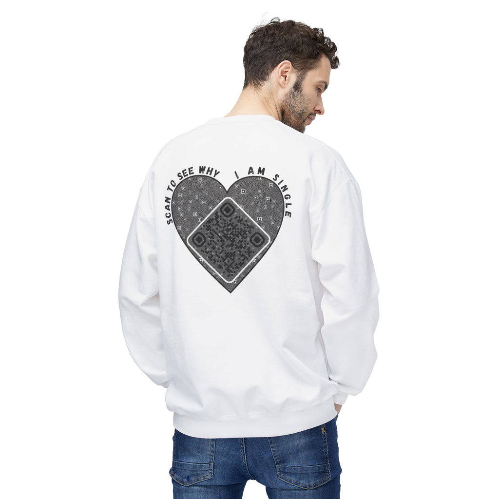 Heart QR Unisex Sweatshirt