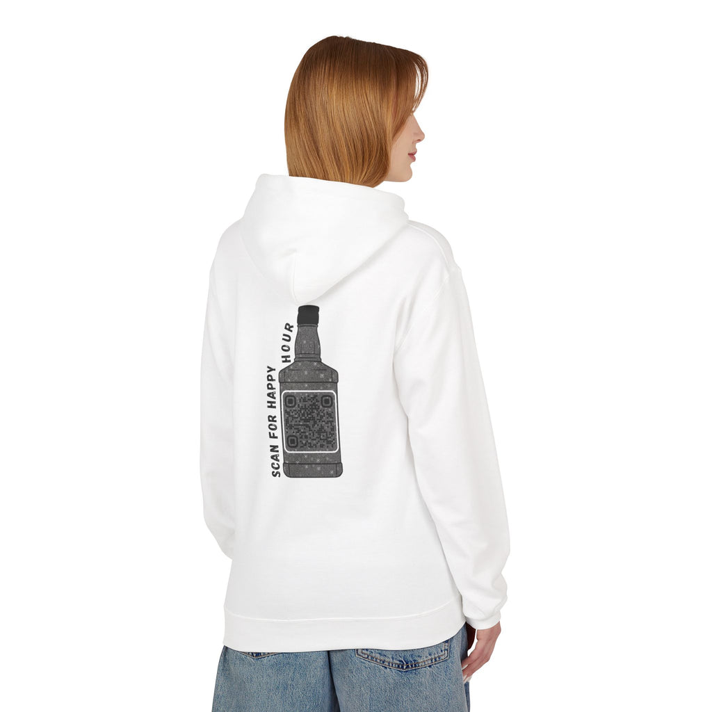 Whiskey QR Unisex Kangaroo Pockets Hoodie