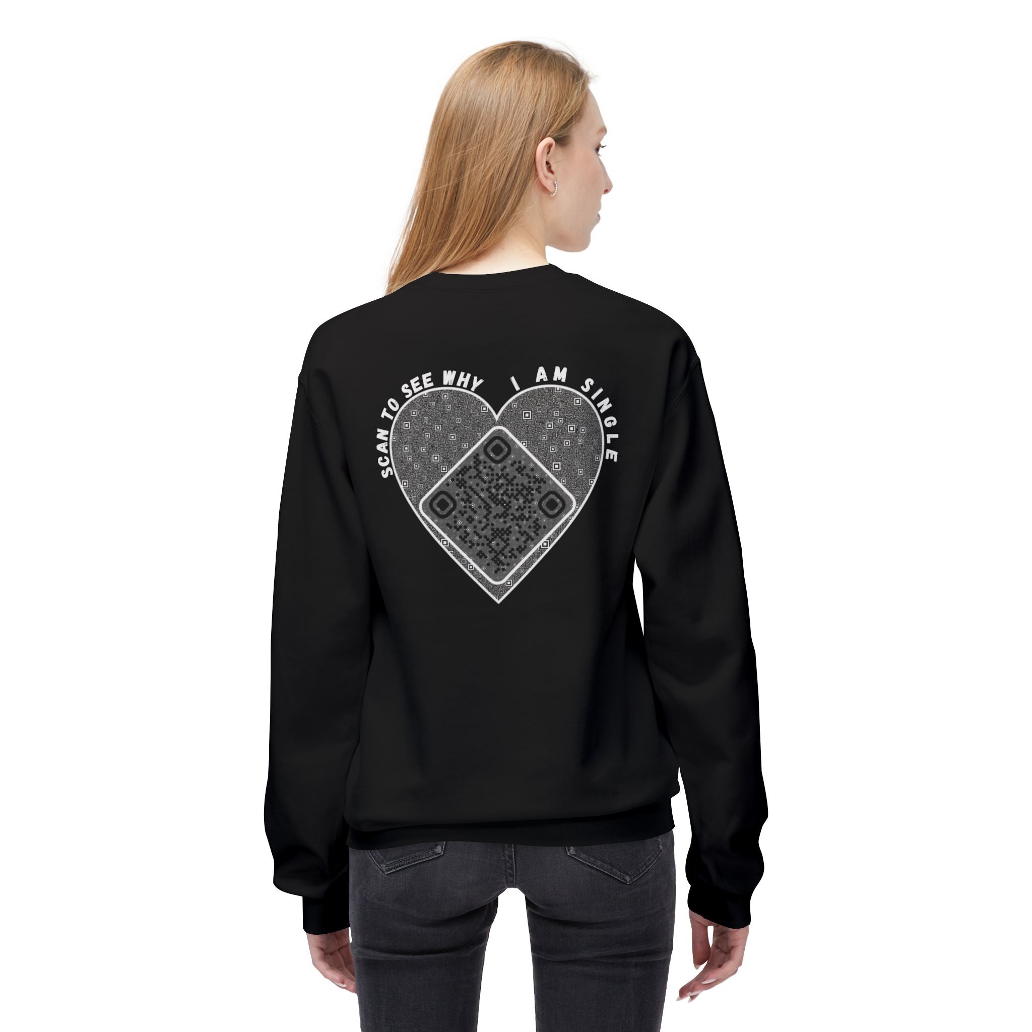 Heart QR Unisex Sweatshirt