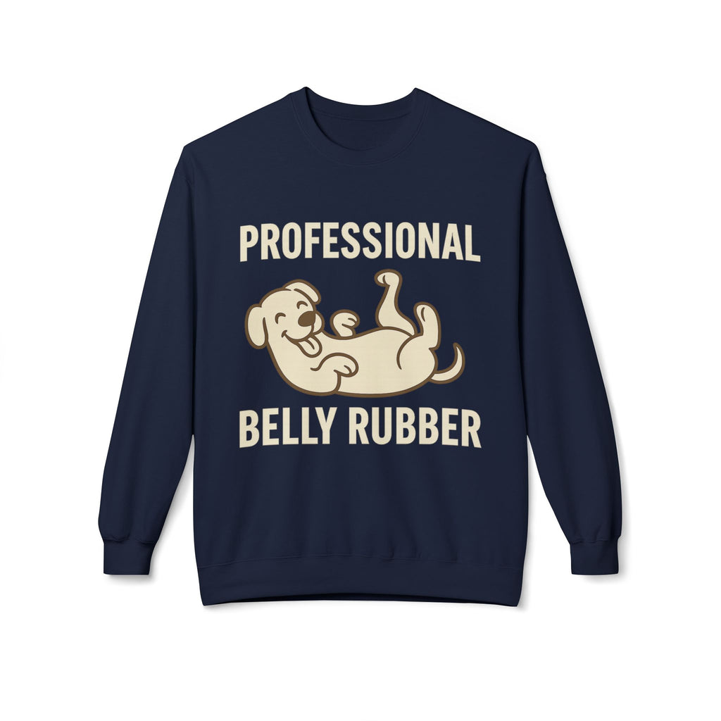 Dog Belly Rubber Unisex Sweatshirt