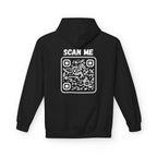 Scan For Nudes QR Man Kangaroo Pockets Hoodie