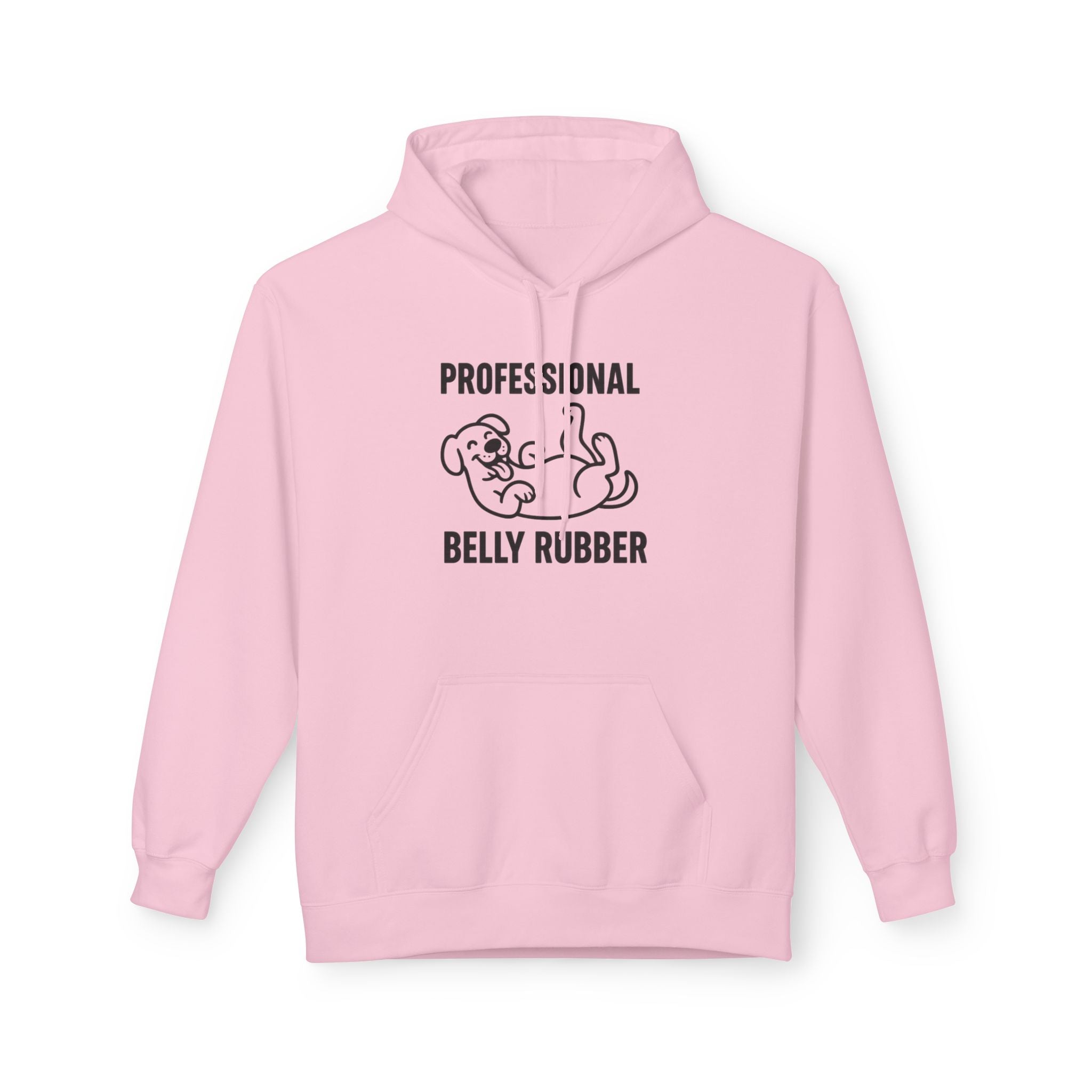 Dog Belly Rubber Unisex Kangaroo Pocket Hoodie