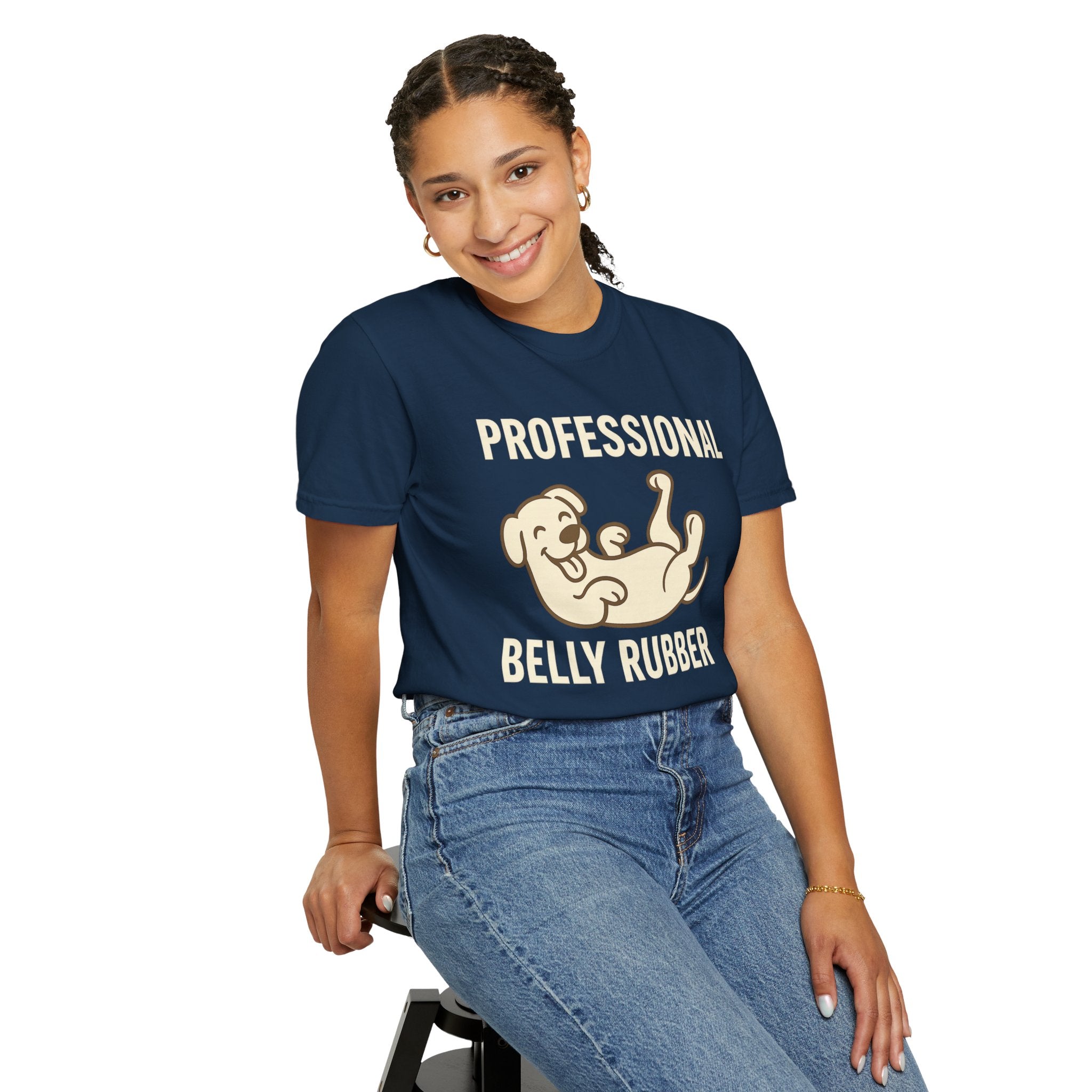 Dog Belly Rubber Unisex T-Shirt