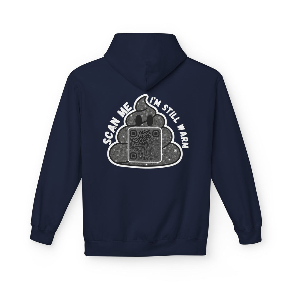 Poop QR Unisex Kangaroo Pockets Hoodie