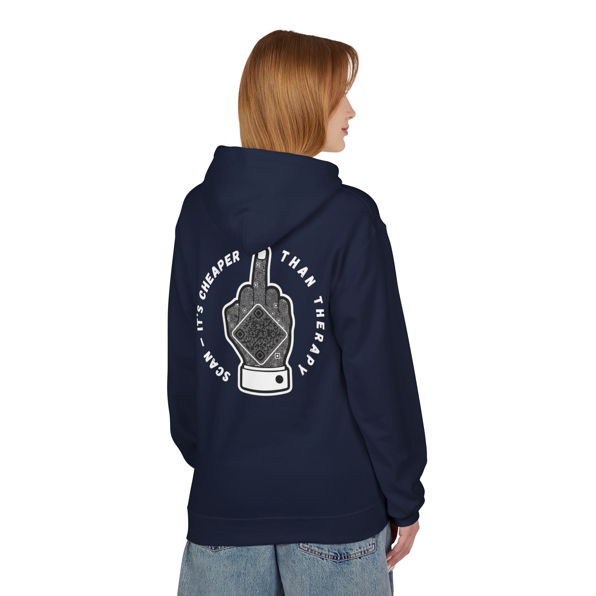 Attitude QR Unisex Kangaroo Pockets Hoodie