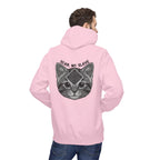 Cat QR Unisex Kangaroo Pockets Hoodie