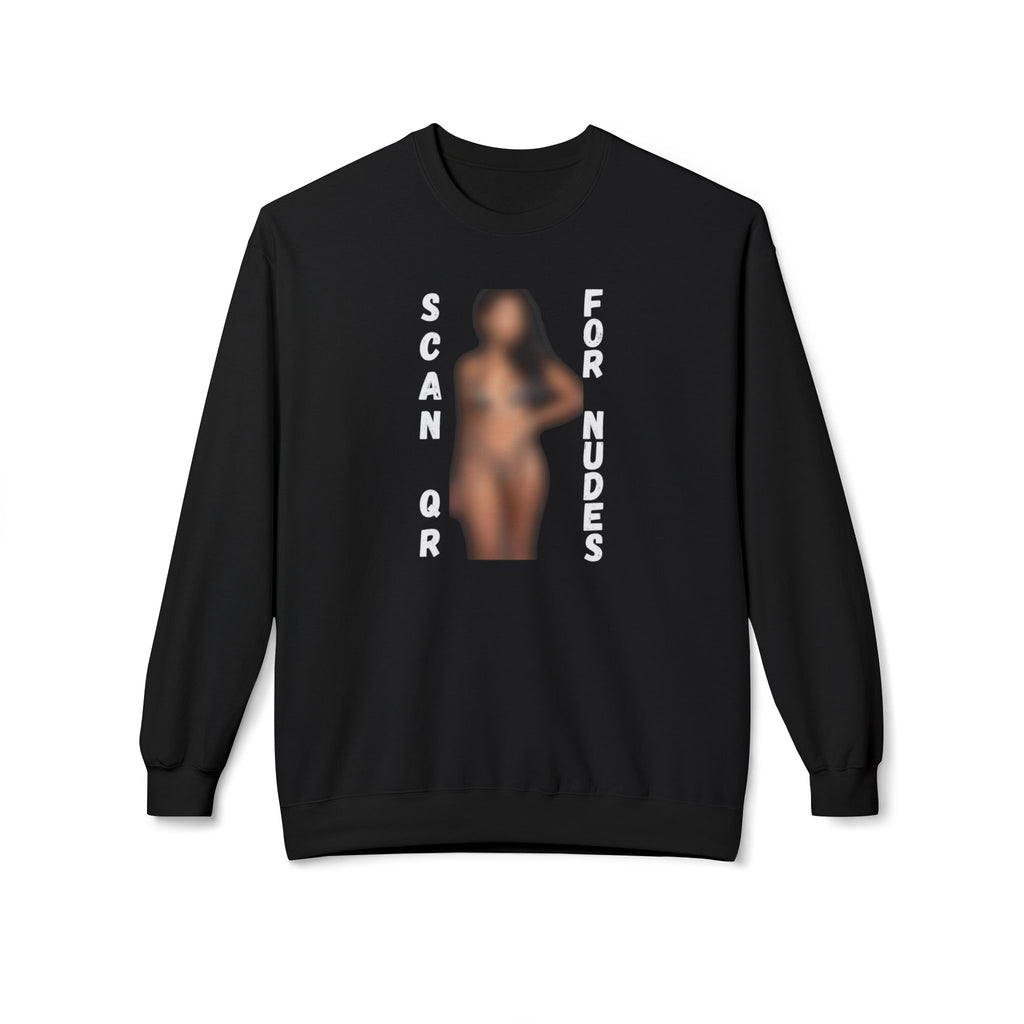 Scan For Nudes QR Woman Sweatshirt